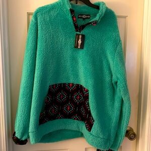 Rowdy crowd pullover Sherpa